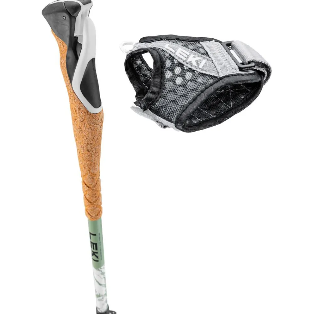 Bâtons Trail<Leki Bâton Cross Trail Lite Carbon 100-135 cm White Envy Black