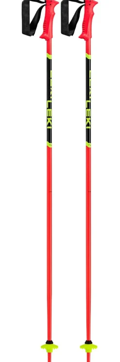 Bâtons Enfant<Leki Bâton Racing Kids Red Black Neonyellow