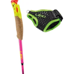 New Bâton Ultratrail Fx.One Superlite Neon Pink Neon Yellow Natural Carbon Bâtons Trail