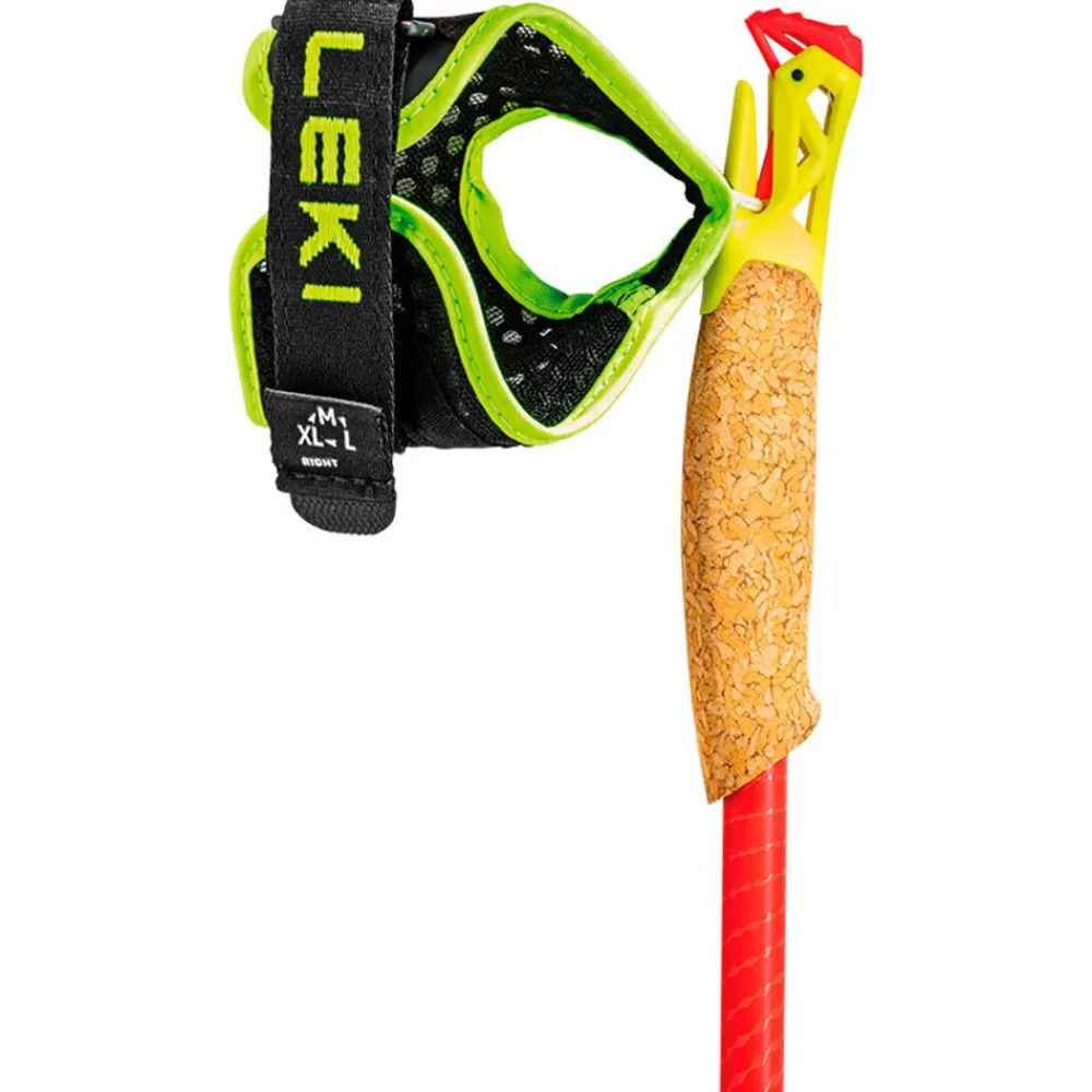 Bâtons Trail<Leki Bâton Ultratrail Fx.One Superlite Bright Red Neon Yellow Natural Carbon