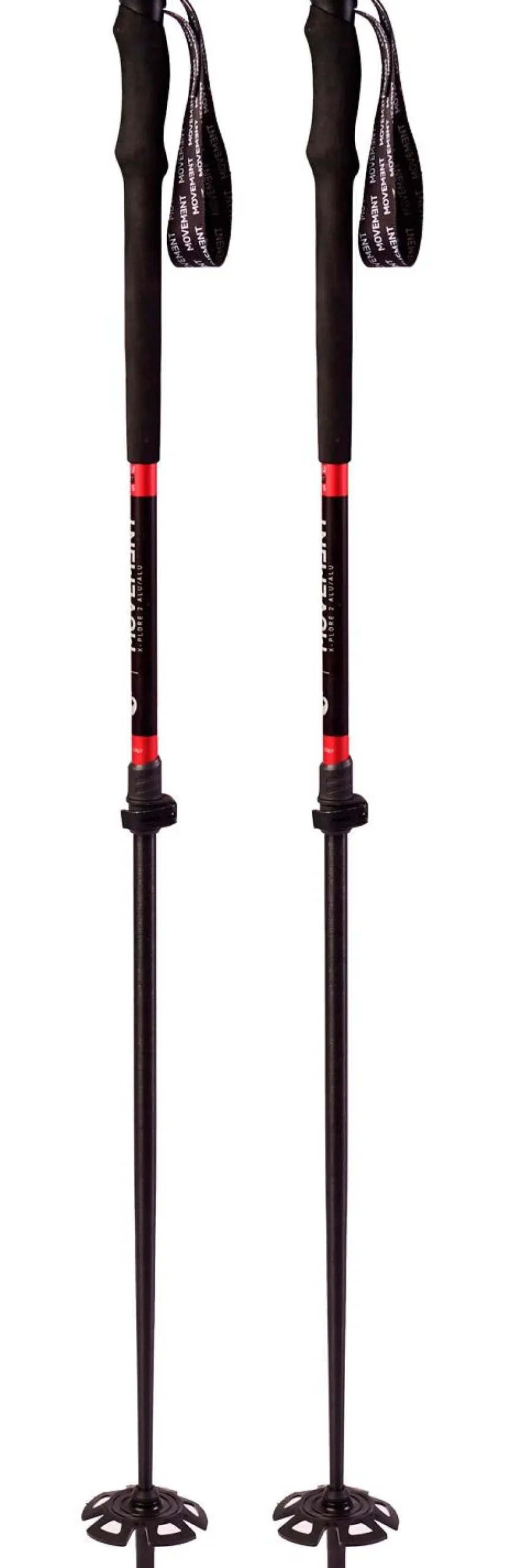 Discount Bâton X-Plore 2 Alu W Black Carmin Femme Bâtons Téléscopiques|Bâtons Femme