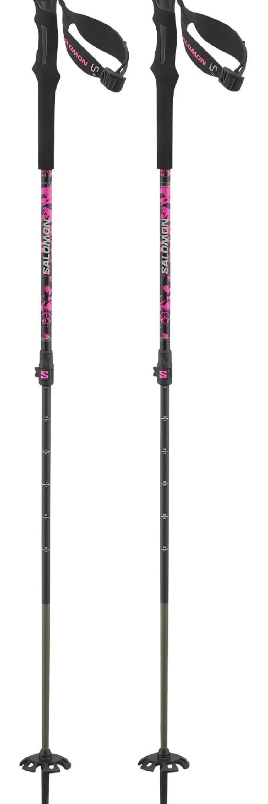 New Bâton Qst Carbon S3 Black Sugar Plum Femme Bâtons Téléscopiques|Bâtons Femme