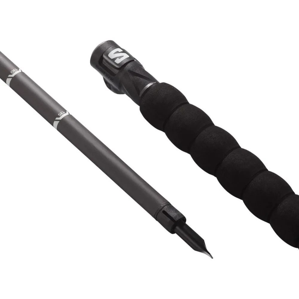 Hot Bâton Steep Prime Vario S3 (100-135cm) Black White Femme Bâtons Téléscopiques|Bâtons Femme