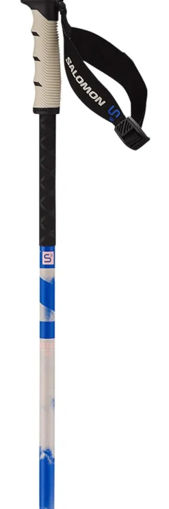 Bâtons Femme|Bâtons Homme<Salomon Bâton Steep Pro S3 Rainy Day Race Blue