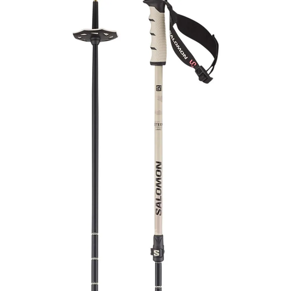 Bâtons Téléscopiques|Bâtons Femme<Salomon Bâton Steep Vario S3 (100-135cm) Rainy Day