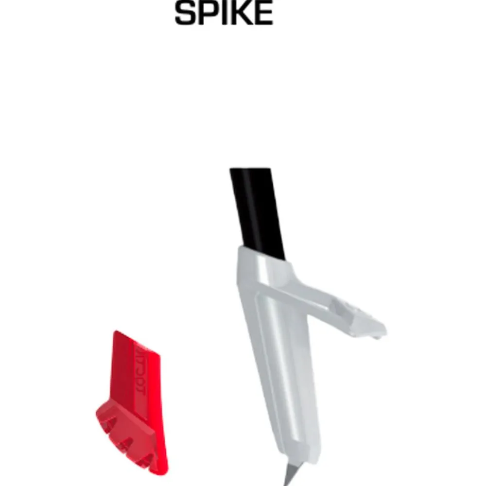 New Bâton Tactil C100 Cork Spike Black White Bâtons Marche Nordique
