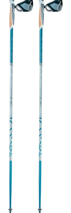 Bâtons Trail<TSL Bâton Trail Alu 4 Cork Short Blue Azur
