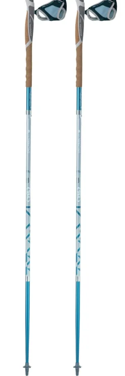 Bâtons Trail<TSL Bâton Trail Alu 4 Cork Cross Short Blue Azur