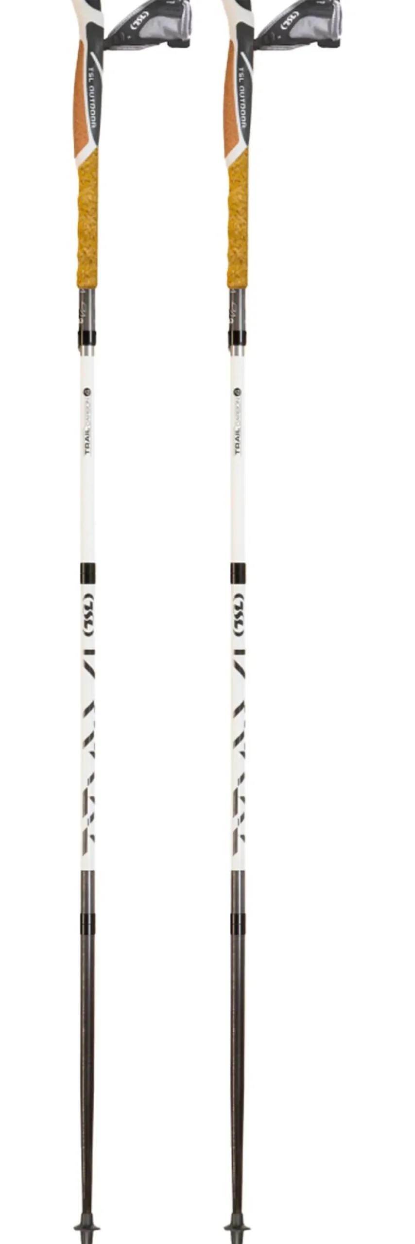 Hot Bâton Trail Carbon 4 Cork Cross Short Shadow Bâtons Trail