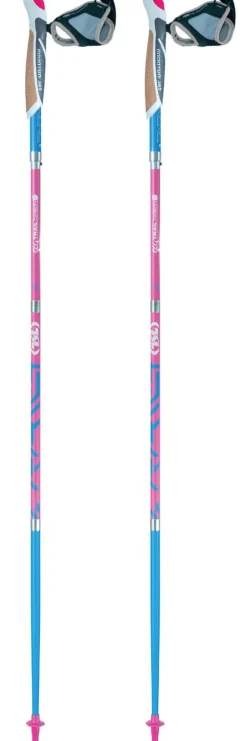 Discount Bâton Trail Carbon 4 Cork Short Women Flamingo Bâtons Trail