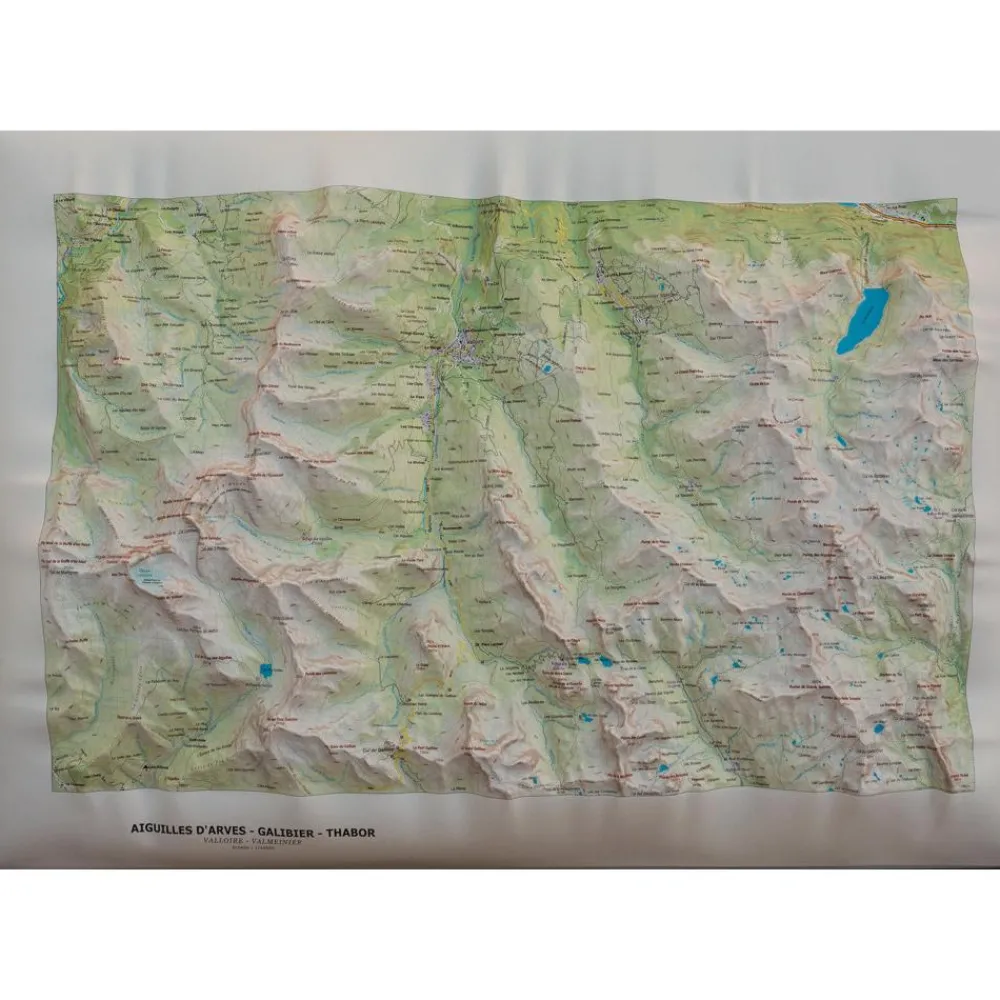 Hot Carte 3D Aiguilles-D'arves, Galibier & Thabor (Summer) Carte 3D