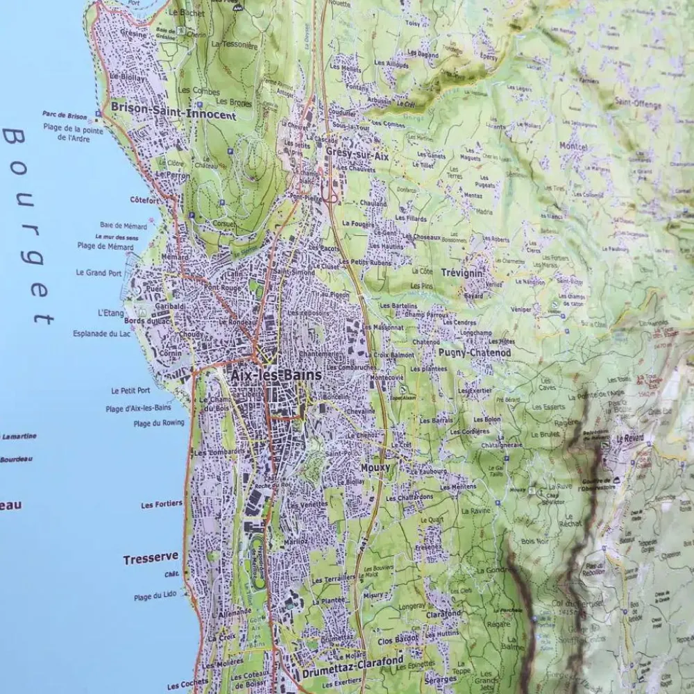 Carte 3D Aix Les Bains Carte 3D