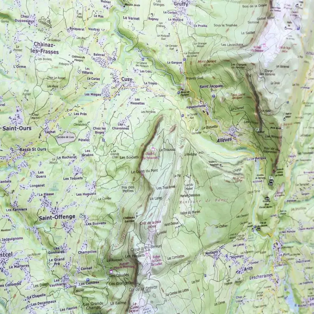 Carte 3D Aix Les Bains Carte 3D