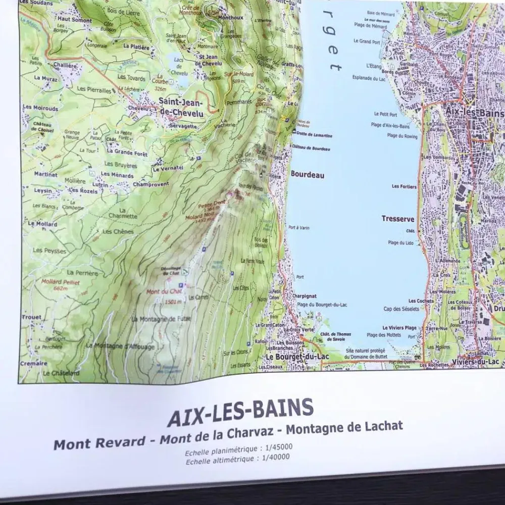 Carte 3D Aix Les Bains Carte 3D