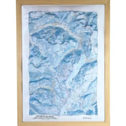 Best Carte 3D Cadre 50x70 cm Brut Carte 3D