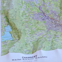 Carte 3D<Deniveles Carte 3D Chambery