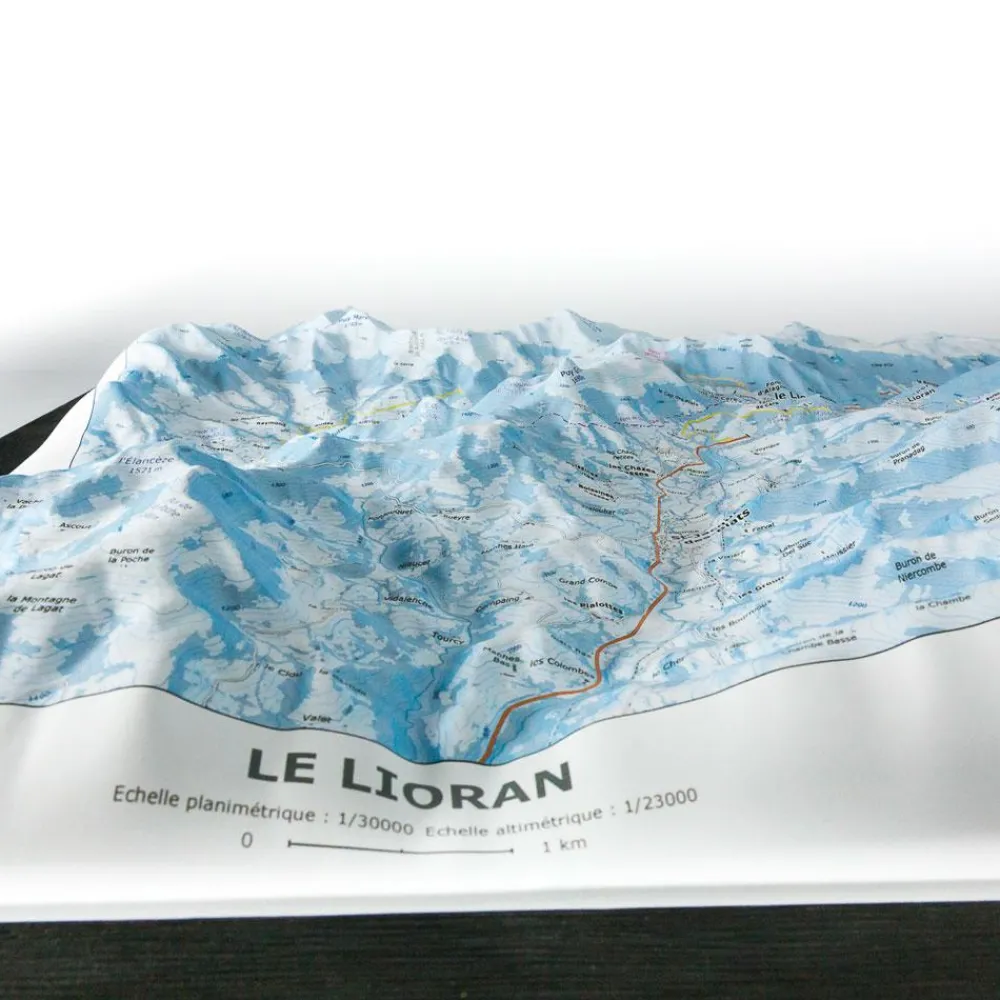 Carte 3D Domaine Le Lioran Carte 3D