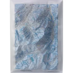Carte 3D<Deniveles Carte 3D Domaines Contamines Montjoie - Saint-Gervais-les-Bains