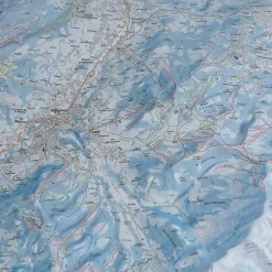 Carte 3D<Deniveles Carte 3D Domaines Contamines Montjoie - Saint-Gervais-les-Bains