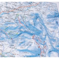 Carte 3D<Deniveles Carte 3D Domaine Espace Diamant Les Saisies