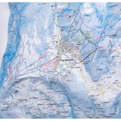 Carte 3D<Deniveles Carte 3D Domaine Espace Diamant Les Saisies
