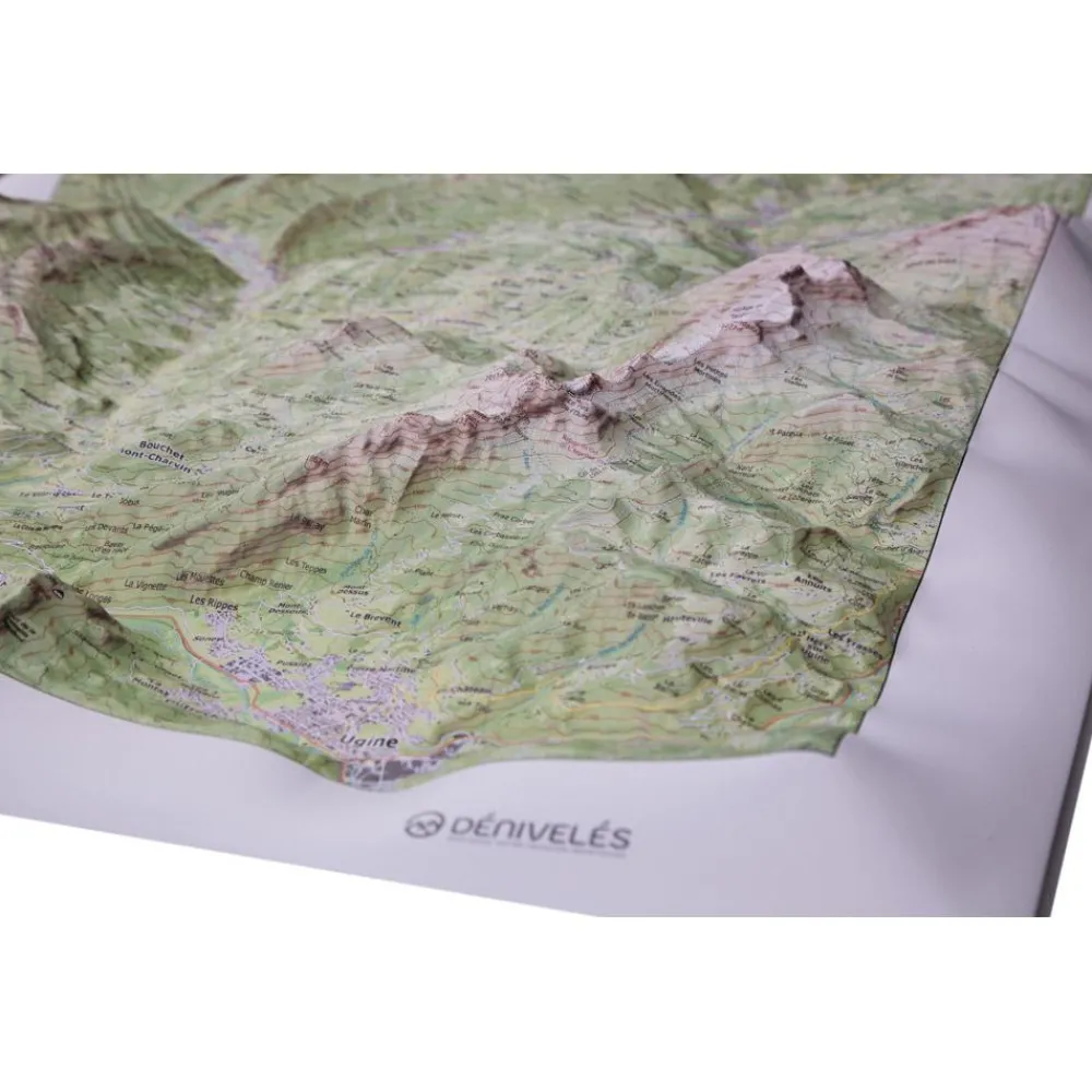 Carte 3D La Tournette & Mont Charvin Carte 3D
