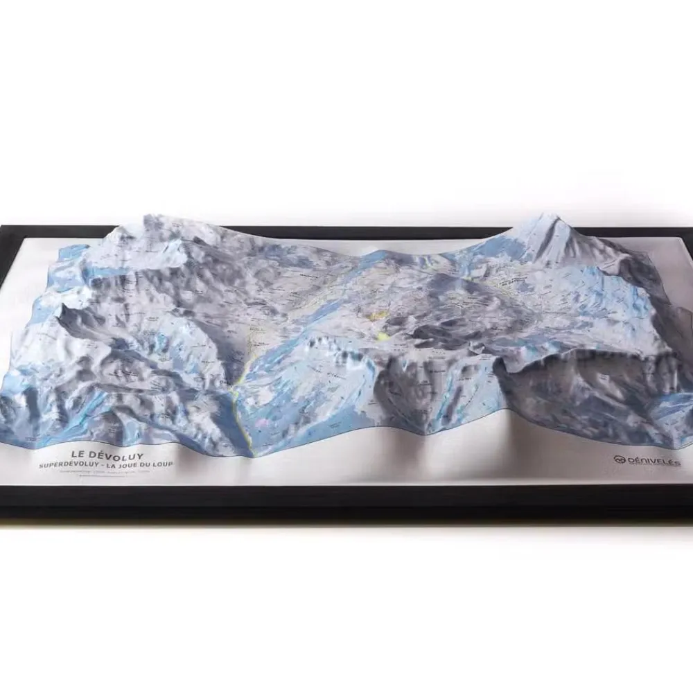 Carte 3D<Deniveles Carte 3D Le Devoluy