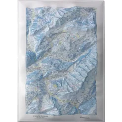 Carte 3D<Deniveles Carte 3D Le Grand-Bornand - La Clusaz