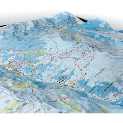 Carte 3D<Deniveles Carte 3D Les 3 Vallées - Courchevel/Méribel