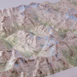 Carte 3D<Deniveles Carte 3D Les Ecrins Nord