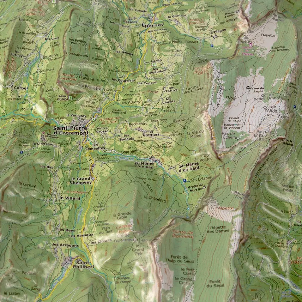 Best Carte 3D Massif De La Chartreuse Carte 3D