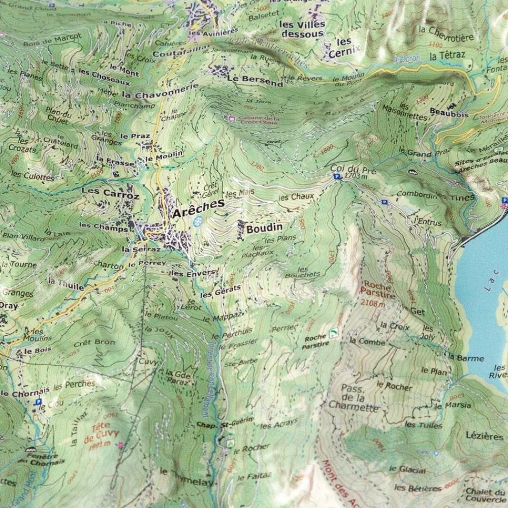 Sale Carte 3D Massif Du Beaufortain Carte 3D