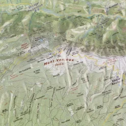 Carte 3D<Deniveles Carte 3D Mont Ventoux