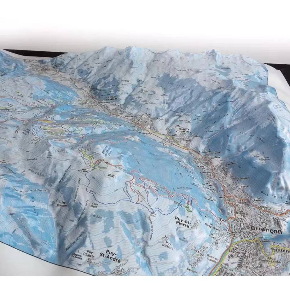 Carte 3D<Deniveles Carte 3D Serre-Chevalier