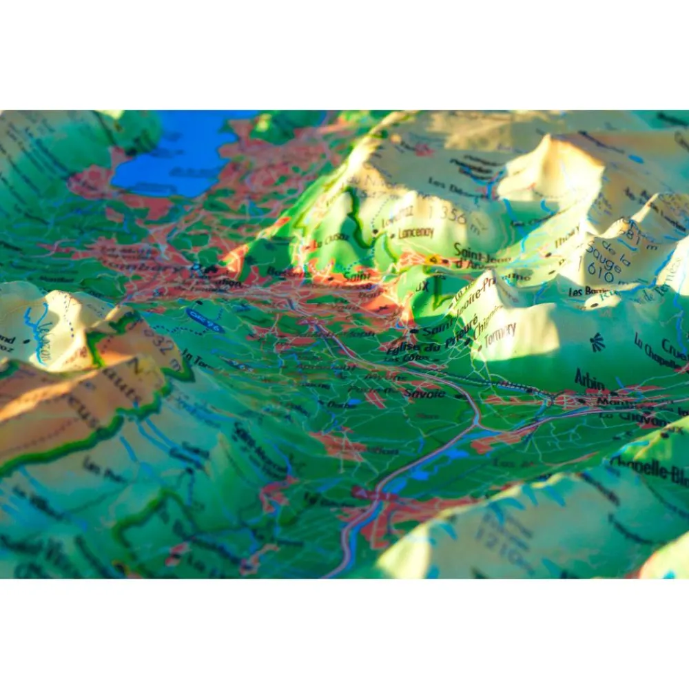 New Carte 3D Bauges-Belledonne-Chartreuse Carte 3D