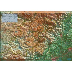 Sale Carte 3D Cévennes et Grands Causses Carte 3D