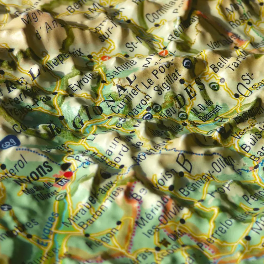 Sale Carte 3D Drôme-Ardèche Carte 3D