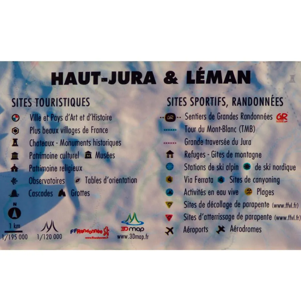 Discount Carte 3D Jura & Léman Carte 3D