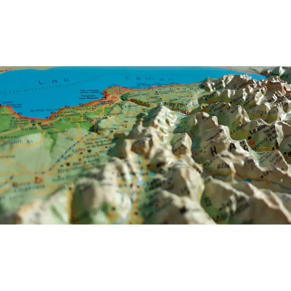Carte 3D<3DMAP Carte 3D La Haute-Savoie