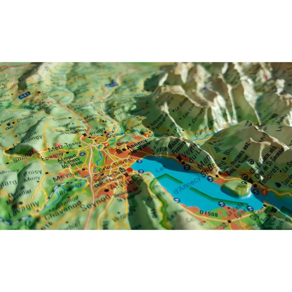 Carte 3D<3DMAP Carte 3D La Haute-Savoie