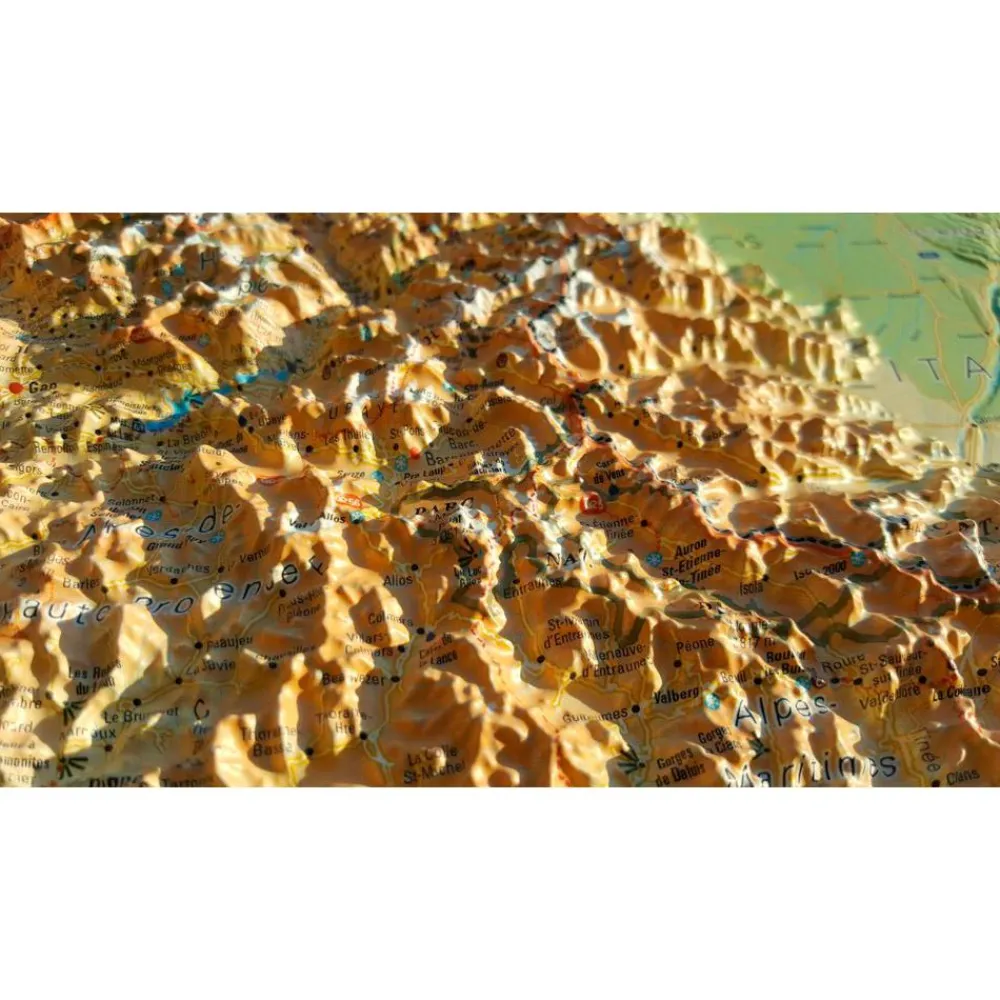 Carte 3D<3DMAP Carte 3D La Provence-Alpes-Côte-d'Azur