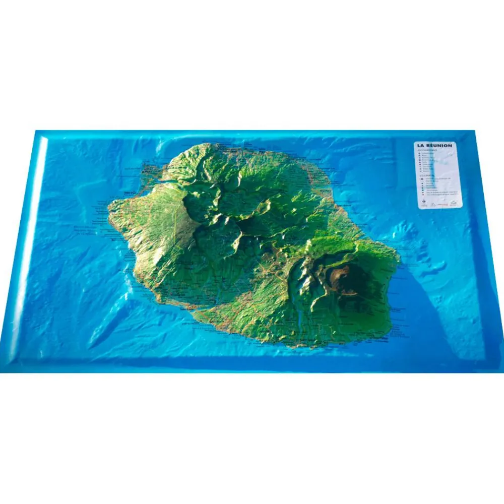 Hot Carte 3D La Réunion Carte 3D
