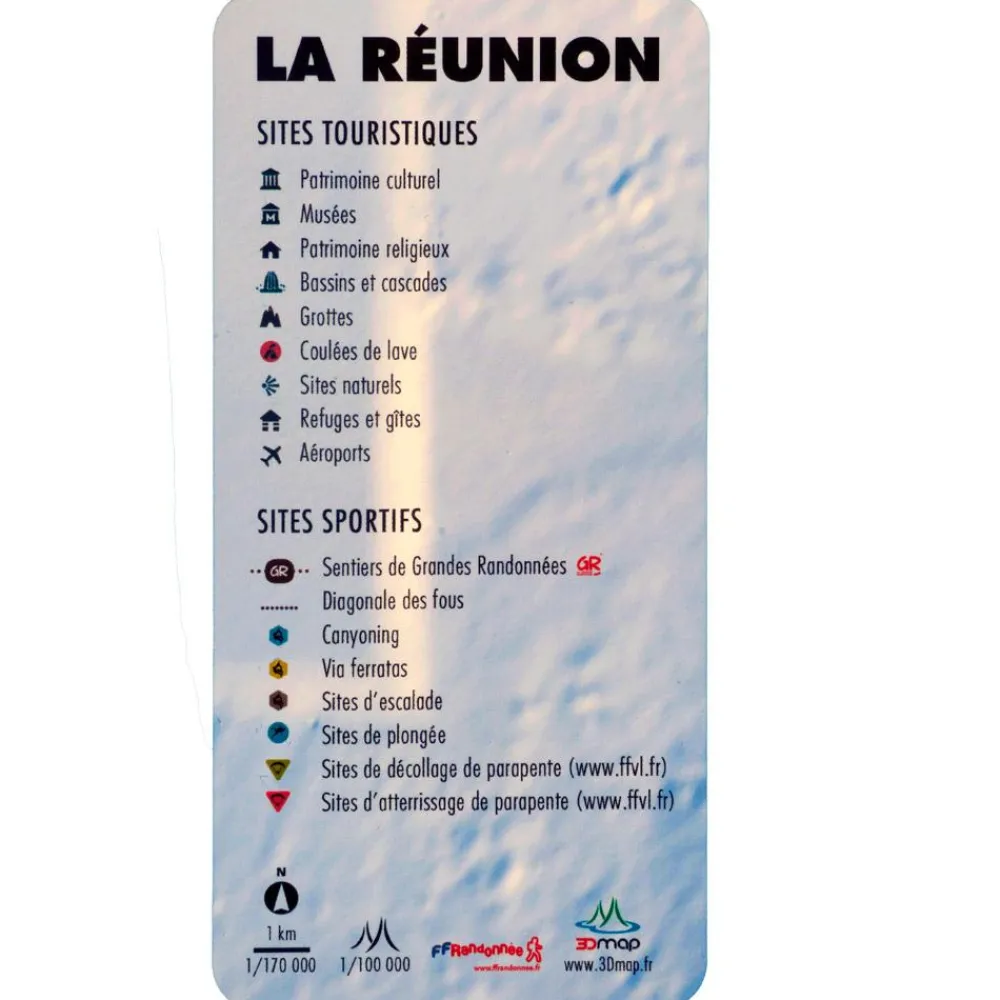Hot Carte 3D La Réunion Carte 3D