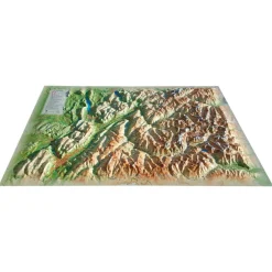 Carte 3D<3DMAP Carte 3D La Savoie