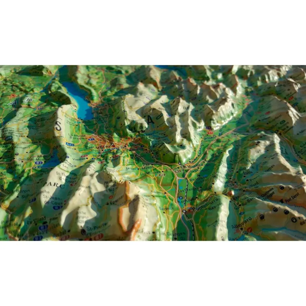 Carte 3D<3DMAP Carte 3D La Savoie
