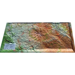 Carte 3D<3DMAP Carte 3D Le Cantal