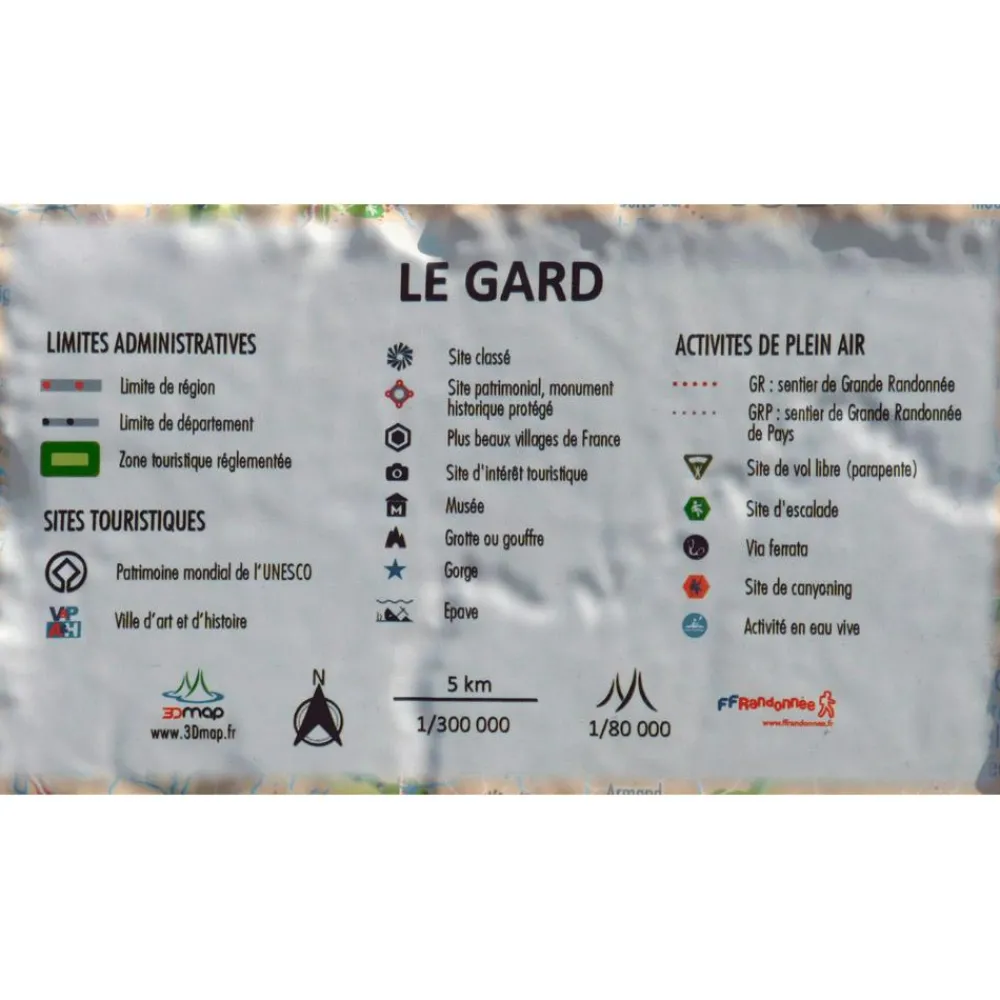 Carte 3D<3DMAP Carte 3D Le Gard