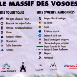 Carte 3D<3DMAP Carte 3D Le Massif Des Vosges