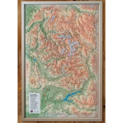 Carte 3D Le Massif Des Ecrins Carte 3D