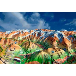 Carte 3D<3DMAP Carte 3D Le Massif Du Mont-Blanc